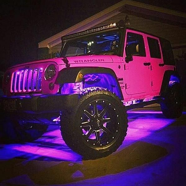 Deck out your pink Jeep Wrangler with the best pink Jeep Accessories. Upgrade a normal Jeep Wrangler with pink accessories as well!